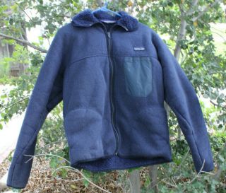 Patagonia Vintage Full Zip Fleece Jacket Mens M