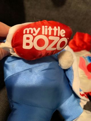 Vintage VERY RARE “my Little Bozo” & KNICKERBOCKER BOZO THE Clown 8