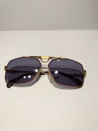 Cazal Vintage Eyeglasses Model 735 Co 370 59 14 140 Gold Sunglasses Nos T12