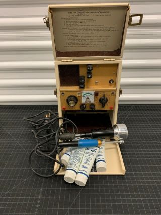 Vintage Rj Lindquist Minisound Chronowave Model 600 Ultrasound Machine