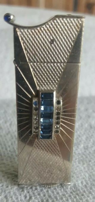 Rare & Cool Vintage Evans Esquire Automatic Cigarette Lighter With Jewels