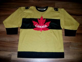 RARE 2004 NIKE WINNIPEG FALCONS TEAM CANADA HOCKEY JERSEY VINTAGE STYLE LARGE 52 2