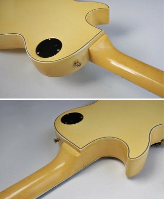 1974 Vintage Gibson Les Paul Custom WHITE Cream 1970s Guitar 12