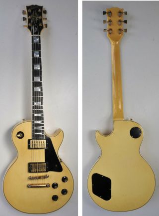 1974 Vintage Gibson Les Paul Custom WHITE Cream 1970s Guitar 6