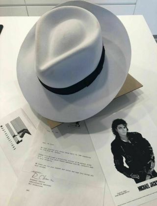 Michael Jackson Rare Worn Fedora