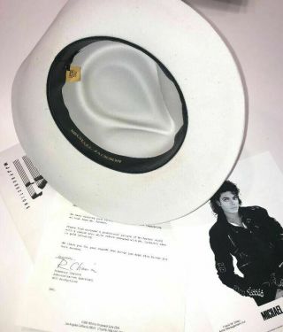 Michael Jackson Rare Worn Fedora 4