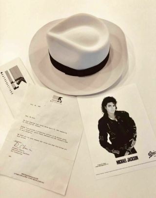 Michael Jackson Rare Worn Fedora 6