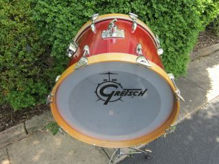 Gretsch Square Badge 16 X 20 Bass Drum Rosewood Lacquer Vintage