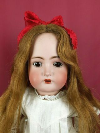 Antique German Bisque Head Large Doll By Kammer Reinhardt K R 79 On Kestner Body