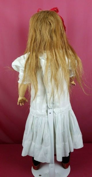 Antique German Bisque Head Large Doll By Kammer Reinhardt K R 79 on Kestner Body 3
