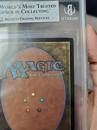 Magic The Gathering MTG Beta Black Lotus Graded BGS 8 NM - Power 9 10
