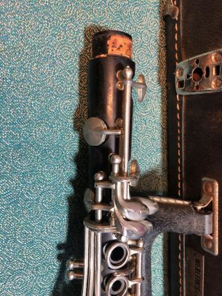 Vintage Normandy Eb Clarinet - Wood in the Case 4