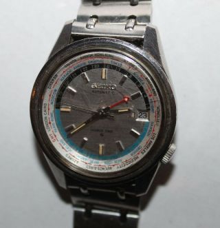 Vintage Seiko Automatic 6117 - 6019 Automatic World Time Men’s Watch