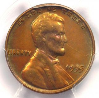 1955 Doubled Die Obverse Lincoln Cent Penny 1c Ddo Coin - Pcgs Au Detail - Rare