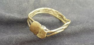 Rare Exquisite Post Medieval Bronze Finger Ring.  L112t