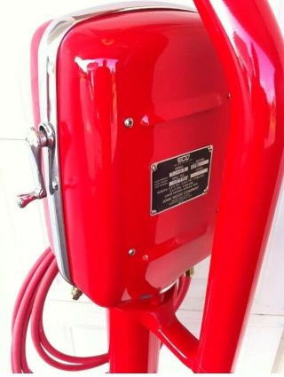 Vintage Eco Air Meter Gas Oil Red Texaco Restored With Light Pole GAS PUMP 7