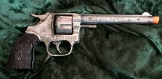 Vintage Kilgore Grizzly Cap Gun 1955 – 1960,  Black Grips,