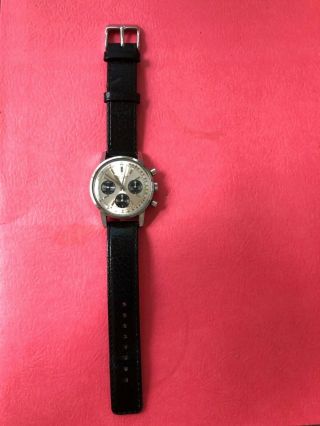 Rare Breitling Vintage Long Playing Chronograph Ref 815 Panda Dial 9