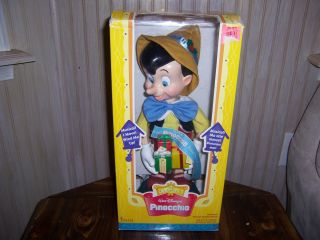 Telco Disney Pinocchio Animated Musical Display Figure W/original Box Vintage
