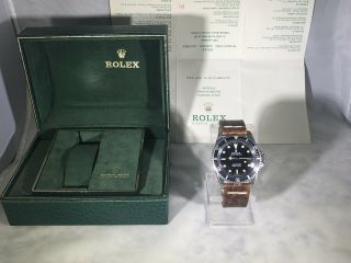 Vintage Rolex Submariner 5513 And Papers Rare And Collectable