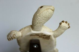 IROQUOIS Bone Carving Stan Hill Sr.  Turtle Island carved Moose antler Rare Art 12