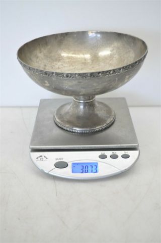 Vintage Marked Sterling Silver.  925 Tiffany & Co Pedestal Candy / Nut Dish 307g 2