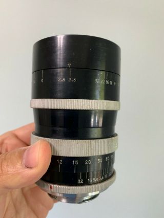 Angenieux 135mm f2.  5 Type P2 Vintage France Exakta Exacta Exa Mount Lens 5