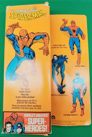 Vintage Spider - Man MEGO 1977 12.  5 Inch 3