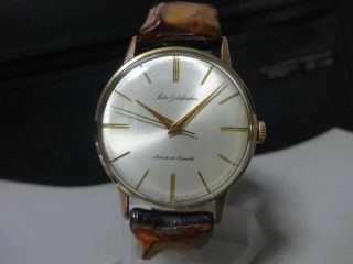 Vintage 1962 Seiko Mechanical Watch [seiko Goldfeather] 14kgf Leather Band