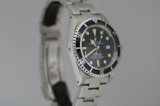 Rolex Sea - Dweller Rail Dial Vintage Automatic Dive Watch Circa 1970s Ref 1655 2