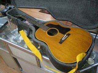 1961 Gibson J 50 Vintage Acoustic Guitar Rare Low Serial 26853