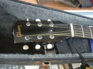 1961 Gibson J 50 Vintage Acoustic Guitar Rare Low Serial 26853 8