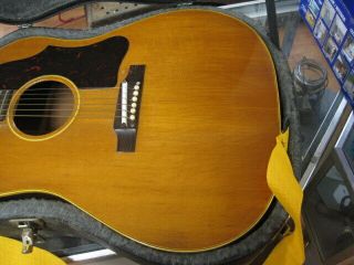 1961 Gibson J 50 Vintage Acoustic Guitar Rare Low Serial 26853 9