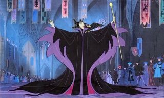 1959 Rare Walt Disney Sleeping Beauty Maleficent Diablo Production Cel