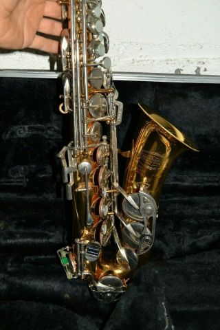 1980 Vintage Selmer USA Bundy II Alto Saxophone w/ Carrying Case S/N 737044 4