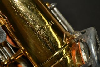 1980 Vintage Selmer USA Bundy II Alto Saxophone w/ Carrying Case S/N 737044 7