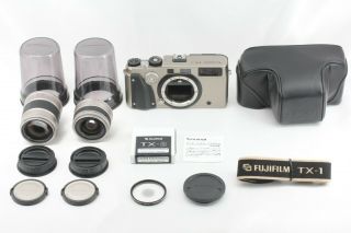 " Rare Topmint " Fuji Tx - 1 Camera Only 130shot,  45mm 90mm W/ Center Filter 4505