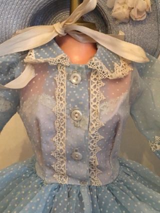 Vintage Madame Alexander Cissy Doll Dress Hat Undies Shoes 8