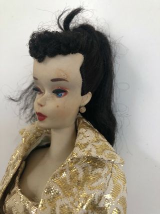 RARE Vintage 1959 850 3 Barbie BODY w/ Ponytail HEAD - Evening Splendor Outfit 3