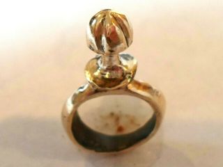 Unique Gifts,  Detector Find & Polished,  200 - 400 A.  D Roman Bronze Unique Ring
