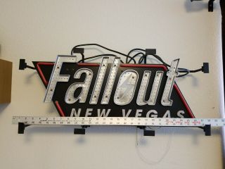 Rare Fallout Vegas Promotional Neon Sign