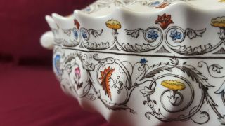 Vintage Copeland Spode Florence Soup Tureen w/ Lid Made in England 2