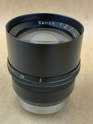 Xenon 12.  5cm F/2 Lens M39 Leica Screw Mount Lens - Rare 125mm 1:2 Ltm