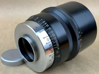 Xenon 12.  5cm F/2 Lens m39 Leica Screw Mount Lens - Rare 125mm 1:2 LTM 3