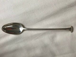 English Sterling Silver Dresing Spoon Rare (by William Watkins London) Xlnt Cond