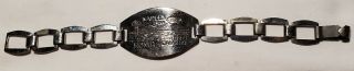 WWII 1944 Naples Anzio Cassino Roma Italy Campaign Silver Sweetheart Bracelet 2