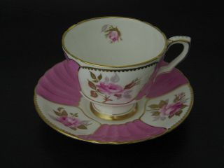 Vintage Royal Stafford Fine English Bone China Teacup & Saucer 8326 2ndof9 Pairs
