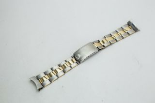 Rare 20mm Rolex Ci Usa 14k Stretch Rivet Oyster Bracelet Band Sub 1680 1675 Gmt