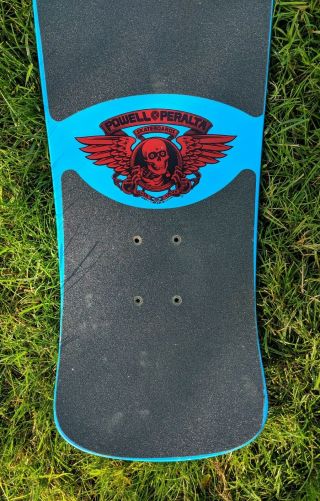 Vintage Powell Peralta Tommy Guerrero Skateboard Deck Blue dip RARE Tony Hawk 6