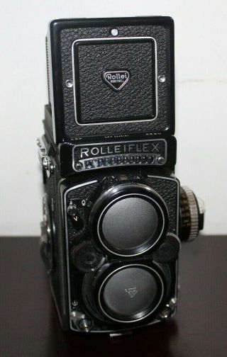 Rare Near Rolleiflex 2.  8f 12/24 Camera With Planar 80mm Lens